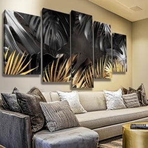Leaf Canvas Wall Art Set