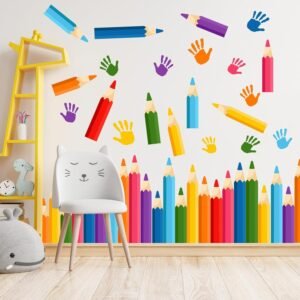 Colorful Pencil Wall Decals